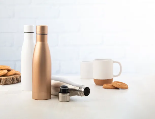 Koppar copper insulated vacuum flask White