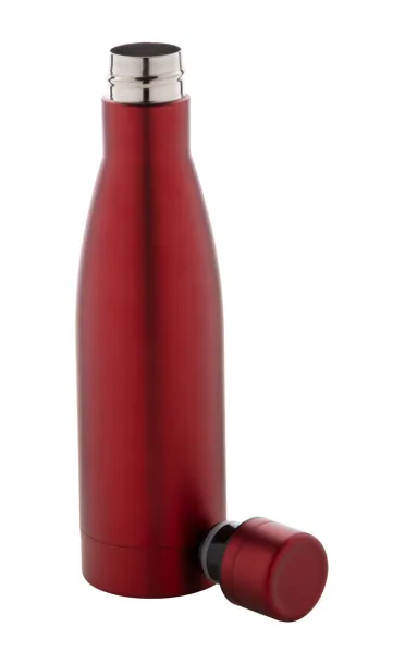 Koppar vakuum boca izolirana bakrom, 500 ml Crvena