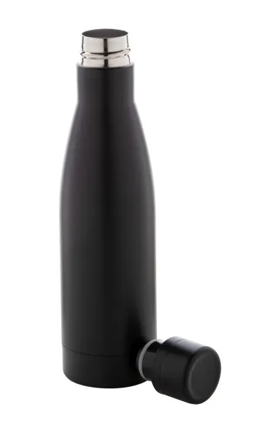 Koppar vakuum boca izolirana bakrom, 500 ml Crna