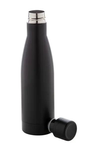 Koppar vakuum boca izolirana bakrom, 500 ml Crna