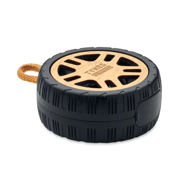 MATIC Wireless speaker tire shaped Wood