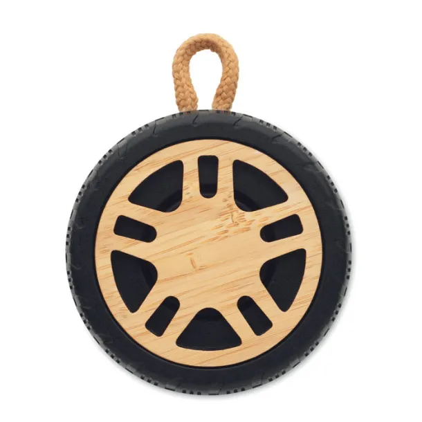 MATIC Wireless speaker tire shaped Wood