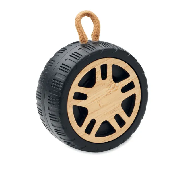 MATIC Wireless speaker tire shaped Wood