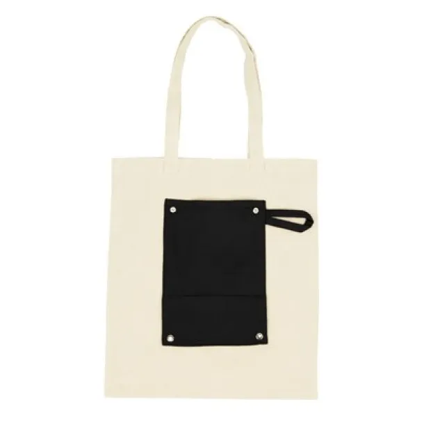Arlo Cotton foldable shopping bag Crna