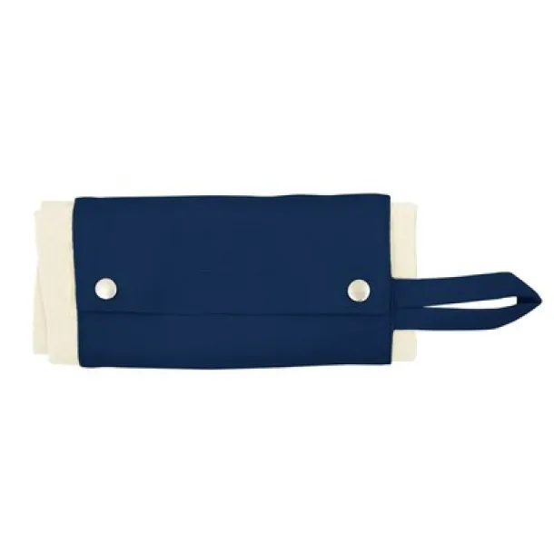 Arlo Cotton foldable shopping bag navy blue