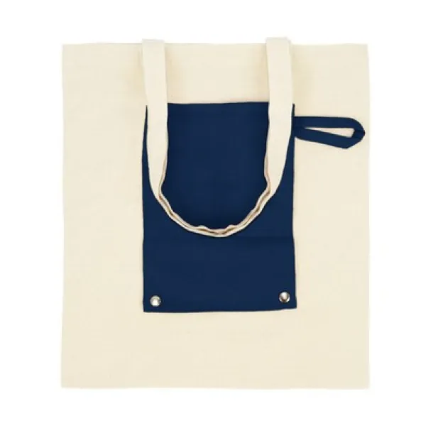 Arlo Cotton foldable shopping bag Mornarski plava