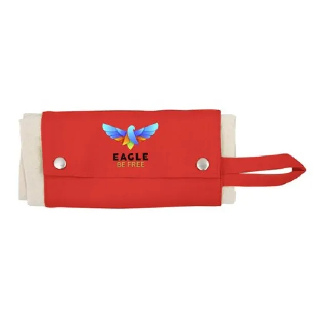 Arlo Cotton foldable shopping bag Crvena