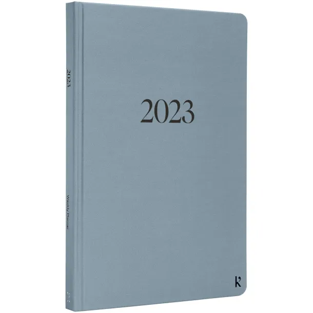 Karst® A5 weekly hard cover planner - K'arst® Light blue