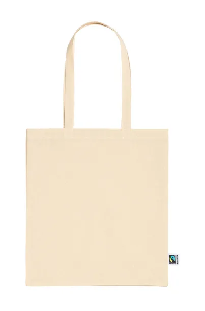 Elatek fairtrade shopping bag, 180 g/m² Natural