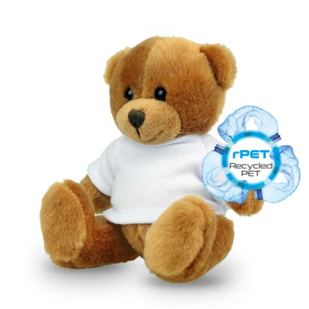 Nicky Brown Junior R RPET plush teddy bear brown