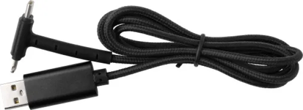 Mahir Charging cable with phone stand  Crna