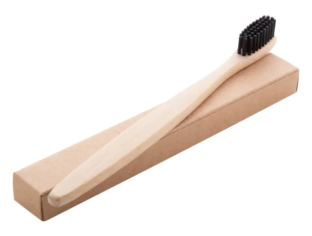 Boohoo bamboo toothbrush Black Natural