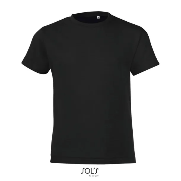 REGENT FIT KIDS TSHIRT-150g deep black