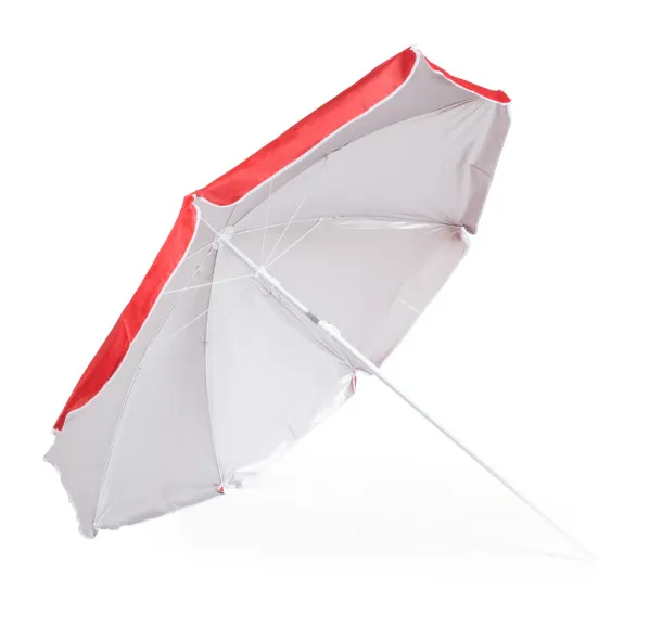 Sandok beach umbrella Red