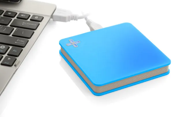 MAIS prijenosna baterija, 5 200 mAh Svijetlo plava
