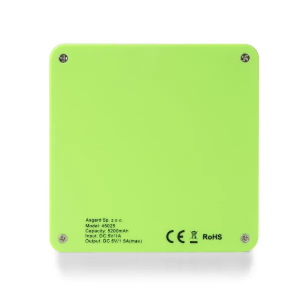 MAIS prijenosna baterija, 5200 mAh Svijetlo zelena