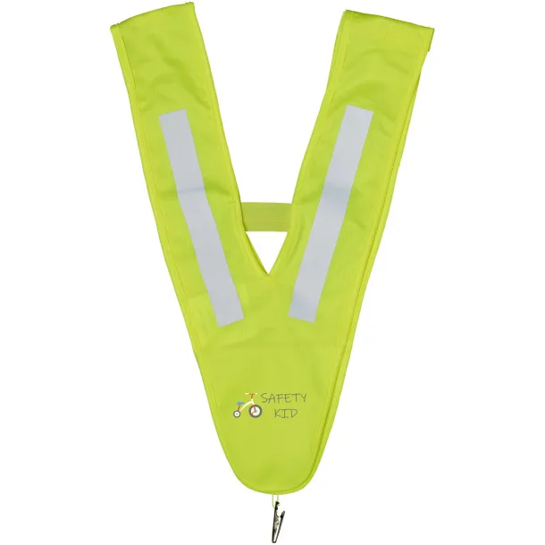 Nikolai v-shaped safety vest for kids - RFX™ Neon yellow
