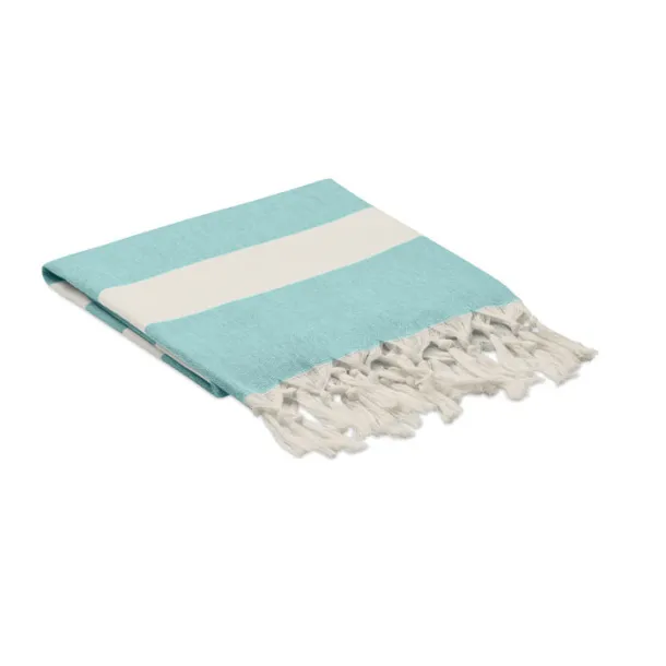 AGOURA Hamman towel blanket 140 gr/m² Turquoise