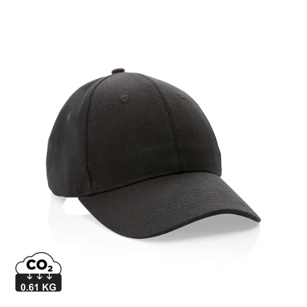 Impact 6 panel 280gr Rcotton cap with AWARE™ tracer - XD Collection Black 