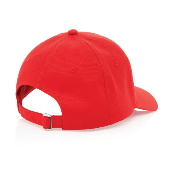 Impact 6 panel 280gr Rcotton cap with AWARE™ tracer - XD Collection Red 