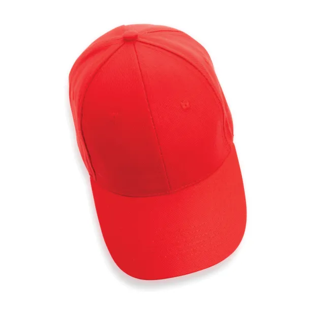 Impact 6 panel 280gr Rcotton cap with AWARE™ tracer - XD Collection Red 