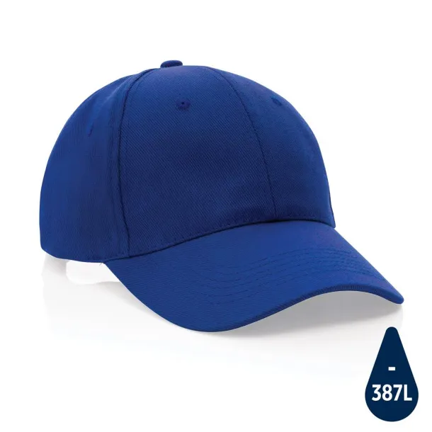 Impact 280gr kapa šilterica od recikliranog pamuka s AWARE™ tragačem - 6 panela - XD Collection Plava 