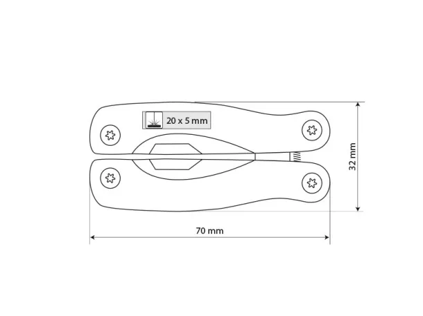 MECANIX multitool - pliers Black