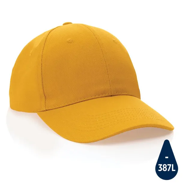 Impact 6 panel 280gr Rcotton cap with AWARE™ tracer - XD Collection Yellow 