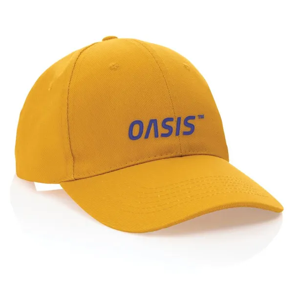 Impact 6 panel 280gr Rcotton cap with AWARE™ tracer - XD Collection Yellow 