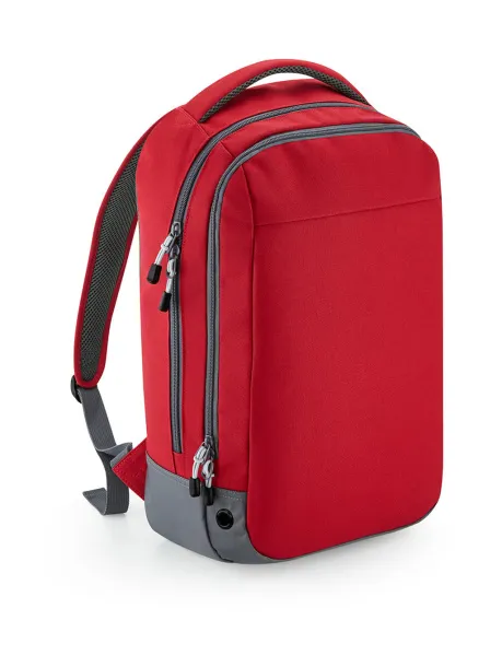  Athleisure Sports Backpack - Bagbase Klasična crvena