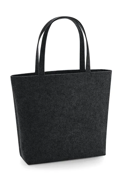  Felt Shopper - Bagbase Charcoal Melange