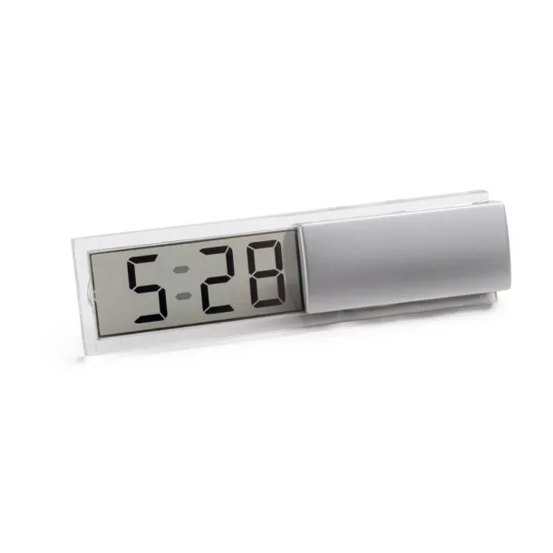 HENRY Clock Satin silver