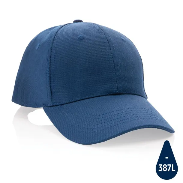 Impact 6 panel 280gr Rcotton cap with AWARE™ tracer - XD Collection Navy Blue 