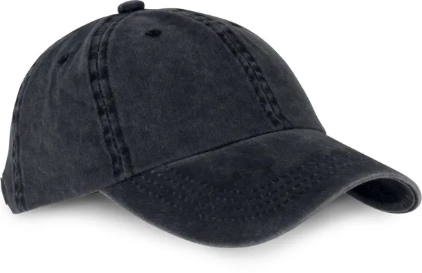  6 PANELS VINTAGE CAP - K-UP Black Washed