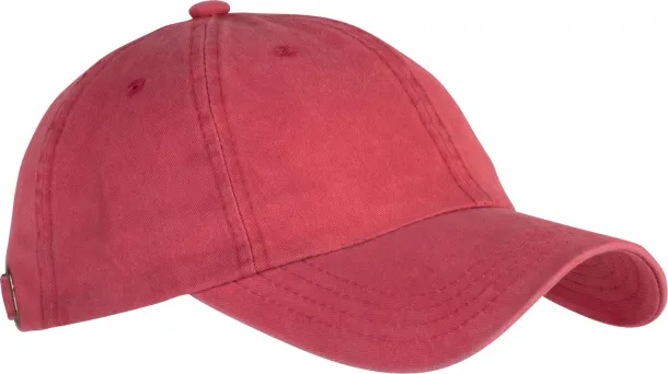  6 PANELS VINTAGE CAP - K-UP Red Washed