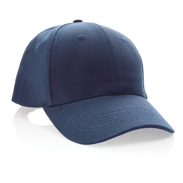 Impact 6 panel 280gr Rcotton cap with AWARE™ tracer - XD Collection Navy Blue 