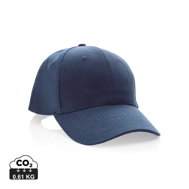 Impact 6 panel 280gr Rcotton cap with AWARE™ tracer - XD Collection Navy Blue 