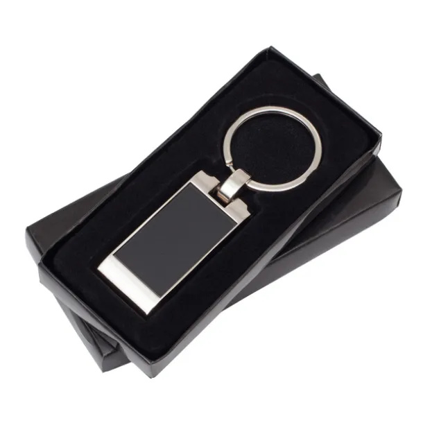 FORTE metal key ring Black