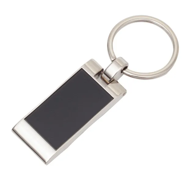 FORTE metal key ring Black