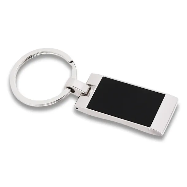 FORTE metal key ring Black