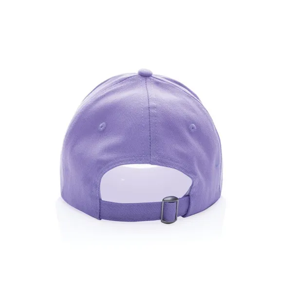 Impact 280gr kapa šilterica od recikliranog pamuka s AWARE™ tragačem - 6 panela - XD Collection purple 