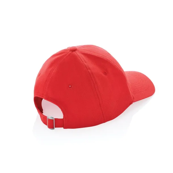 Impact 280gr kapa šilterica od recikliranog pamuka s AWARE™ tragačem - 6 panela - XD Collection Red 