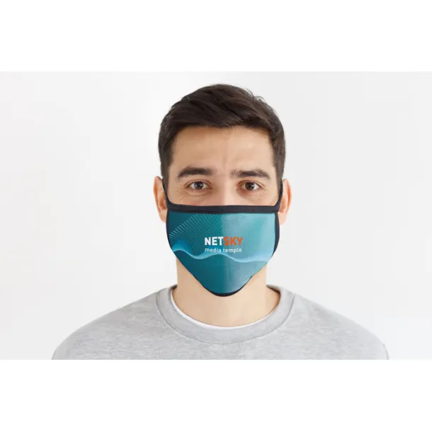 SUBLICOVER L-XL maskica za lice, sublimacijska Crna