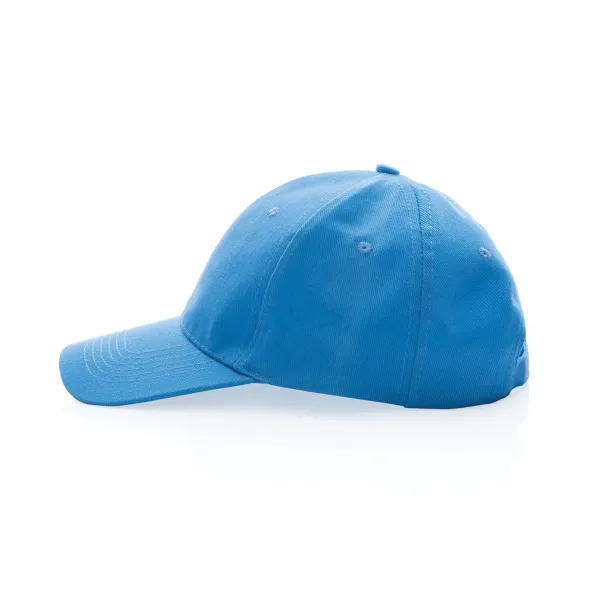 Impact 280gr kapa šilterica od recikliranog pamuka s AWARE™ tragačem - 6 panela - XD Collection blue 