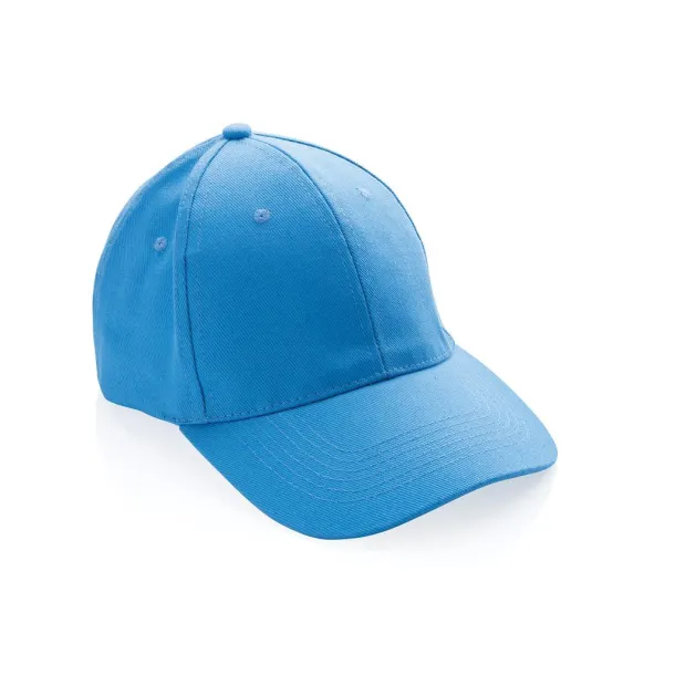 Impact 280gr kapa šilterica od recikliranog pamuka s AWARE™ tragačem - 6 panela - XD Collection blue 