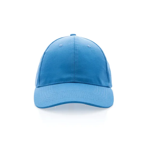 Impact 280gr kapa šilterica od recikliranog pamuka s AWARE™ tragačem - 6 panela - XD Collection blue 