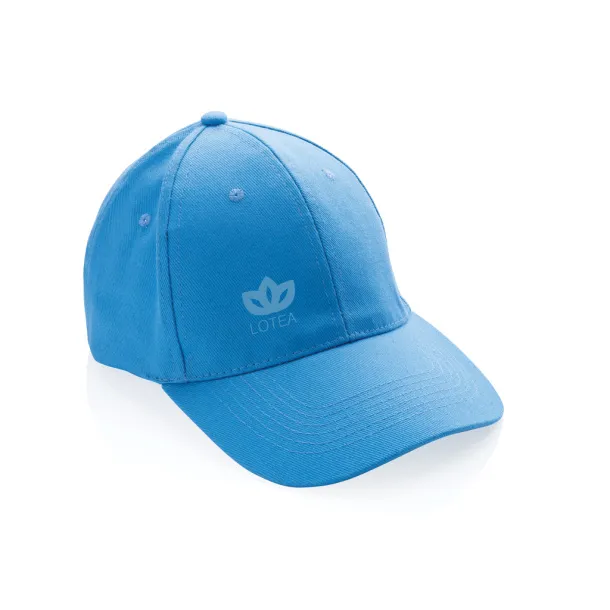 Impact 6 panel 280gr Rcotton cap with AWARE™ tracer - XD Collection tranquil blue