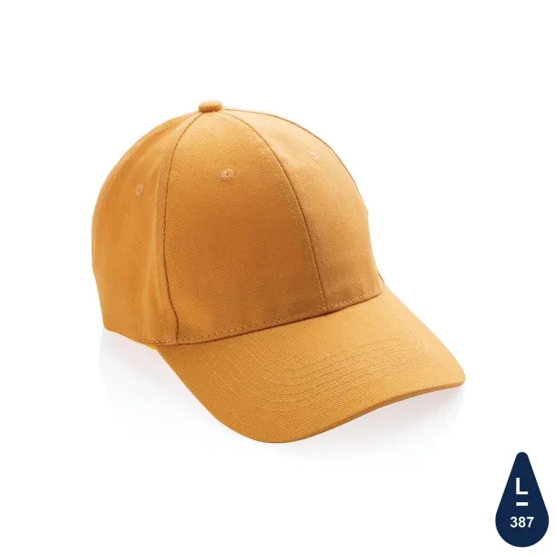 Impact 6 panel 280gr Rcotton cap with AWARE™ tracer - XD Collection sundial orange