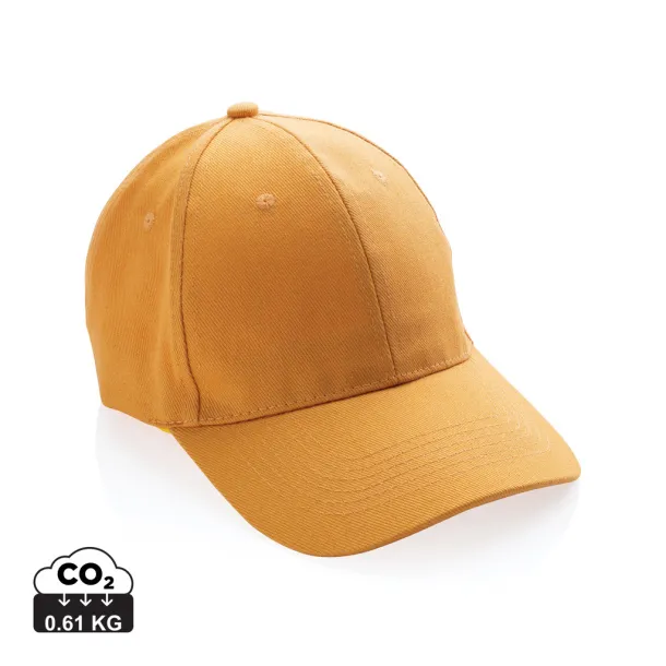 Impact 280gr kapa šilterica od recikliranog pamuka s AWARE™ tragačem - 6 panela - XD Collection Orange 