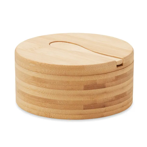 S&P Salt and pepper bamboo box Wood